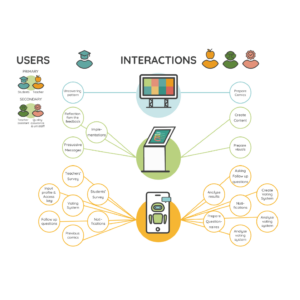 Mapping interactions for user groups and devices
